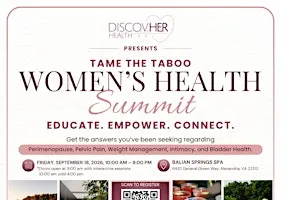 Tame the Taboo: Women’s Health Summit