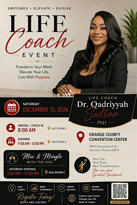 Empower • Elevate •Evolve with Dr. Qadriyyah Sultan, PhD