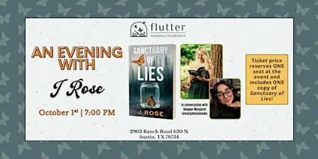 ✨Author Event: Sanctuary of Lies: In Conversation with J Rose ✨