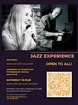 The Jazz Experience - Featuring Jessica Lee & Rick Gallagher