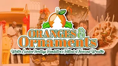 Oranges and Ornaments: A Festival of Trees and Wreaths