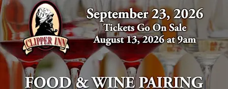 September 23, 2026: Clipper Inn Food & Wine Paring