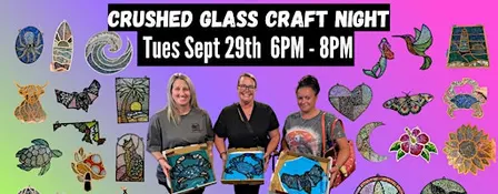 Crushed Glass Class at Magothy Inn Pasadena  w Maryland Craft Parties