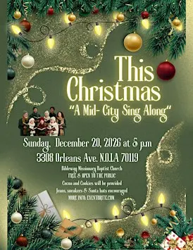 "This Christmas" A Mid- City Sing Along