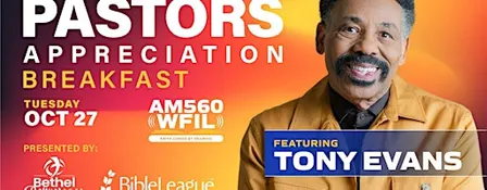 WFIL AM 560 Pastors Appreciation Breakfast Tuesday, October 27, 2026