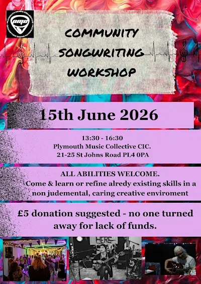 Community Songwriting Workshop at PMC