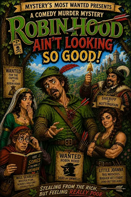 Murder Mystery Dinner Theater Night "Robin Hood Ain't Looking So Good"