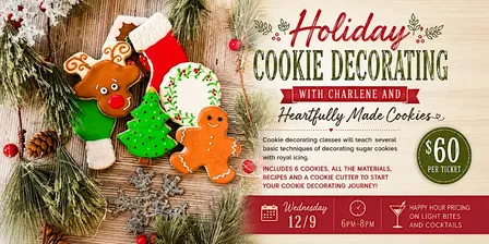 12/9 Holiday Cookie Decorating Class