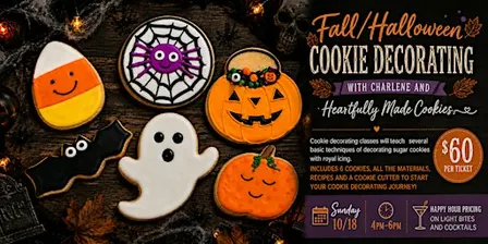 10/18 Fall/Halloween Cookie Decorating Class