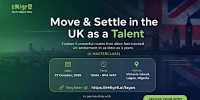 Move & Settle in the UK as a Talent Masterclass