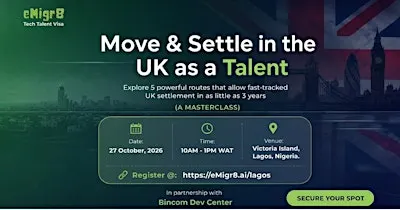 Move & Settle in the UK as a Talent Masterclass