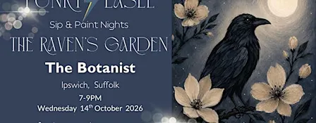 Sip & Paint Night At The Botanist, Ipswich, painting The Ravens Garden