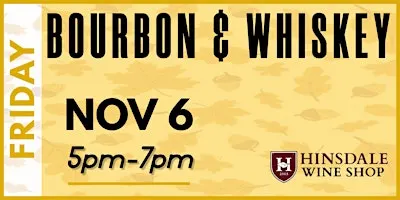 Bourbon & whiskey Tasting