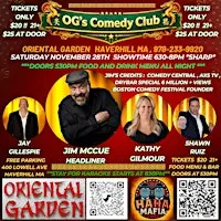 OG's Comedy Dinner Show Saturday Nov. 28th Thanksgiving Weekend w/Jim McCue