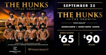 HUNKS THE SHOW: Male Dance Revue