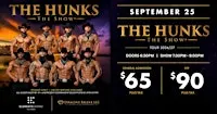 HUNKS THE SHOW: Male Dance Revue