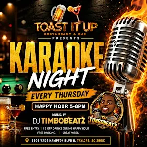 Karaoke Night at Toast It Up