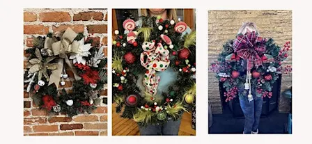 Rock’s Mobile Craft Studio Annual Christmas Wreath Class