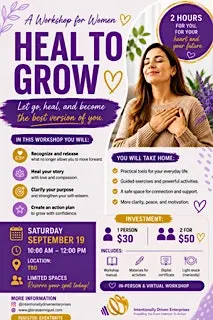 Heal to Grow/Sanando para Crecer