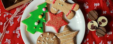 Christmas biscuit decorating