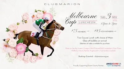 2026 Melbourne Cup Luncheon at Club Marion