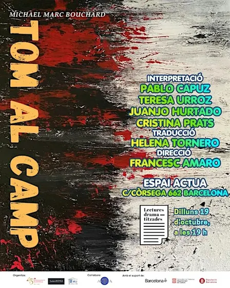 Lectura Dramatitzada - 'TOM AL CAMP' dirigit per Francesc Amaro
