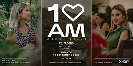 10AM MORNING CLUB COSTADORO SOCIAL COFFEE GENOVA