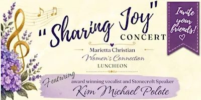 "Sharing Joy" Concert and Luncheon by Marietta Christian Women's Connection