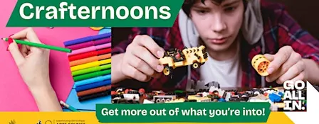 Go all in with West Sussex Libraries: Crafternoon (for 11–17-year-olds)