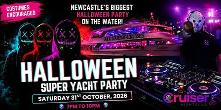 The Haunted Boat Party | Halloween 2026 | Newcastle Harbour