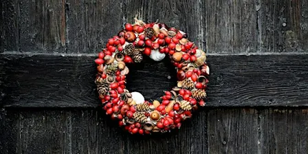 Foraged Christmas Wreath Making with Foraged themed Tea and Cakes Brighton