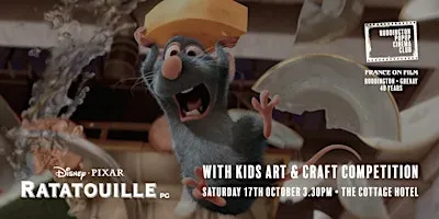 Ruddington Popup Cinema Club presents Ratatouille