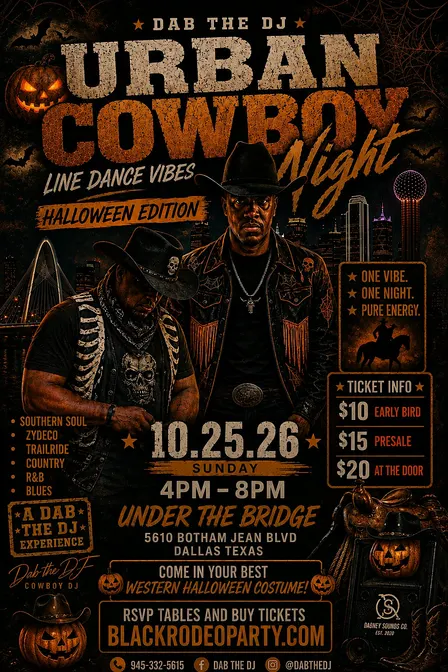 Boots & Blues Urban Cowboy Halloween Edition