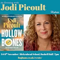 An evening with Jodi Picoult at Birkenhead School 6th November 7pm