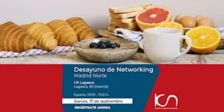 KCN Desayuno de Networking Madrid Norte - 17 de septiembre