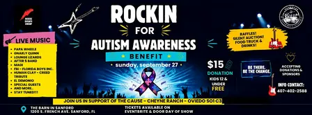 ROCKIN FOR AUTISM AWARENESS BENEFIT
