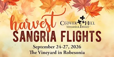 Harvest Sangria Flights at The Vineyard in Robesonia