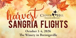 Harvest Sangria Flights at The Winery in Breinigsville