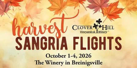 Harvest Sangria Flights at The Winery in Breinigsville