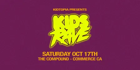 KIDS RAVE " HALLOWEEN EDITION " - KIDTOPIA