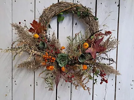 Autumn Harvest Wreath Workshop – Oxfordshire