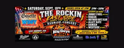 Rockin east side Reunion  OUTDOOR TENT PARTY!!!