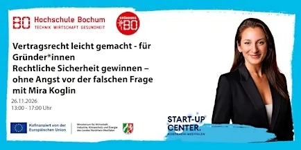 Vertragsrecht leicht gemacht –  Workshop mit Mira Koglin