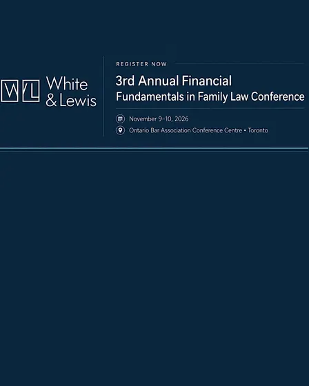 Financial Fundamentals in Family Law - November 9-10, 2026