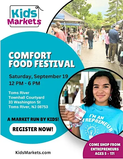 Kids Markets at Comfort Food Festival in Downtown Toms River