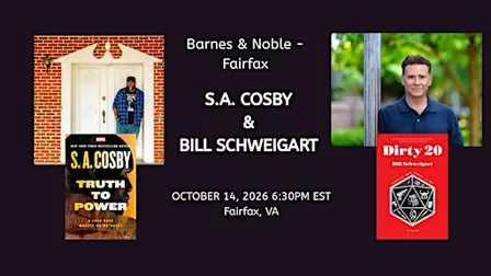 S.A. Cosby talks TRUTH TO POWER: A Luke Cage Marvel Crime Novel-B&N Fairfax