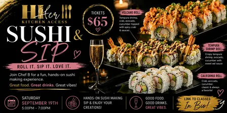 Sushi & Sip class