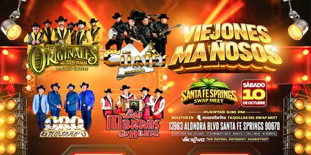 VIEJONES MAŃOSOS: Los Originales De San Juan, Los Cuates, Oro Norteño y Mas