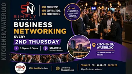 Simply Networking - Kitchener/Waterloo Networking Event