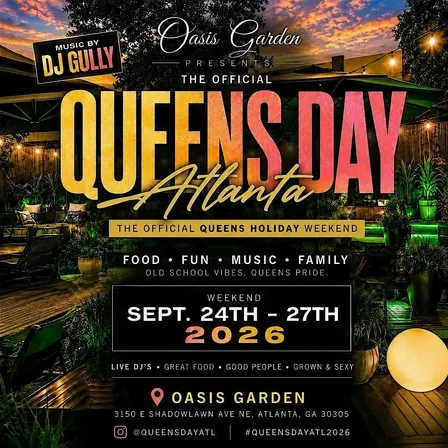 Queens Day Atl at Oasis Garden #QGTM